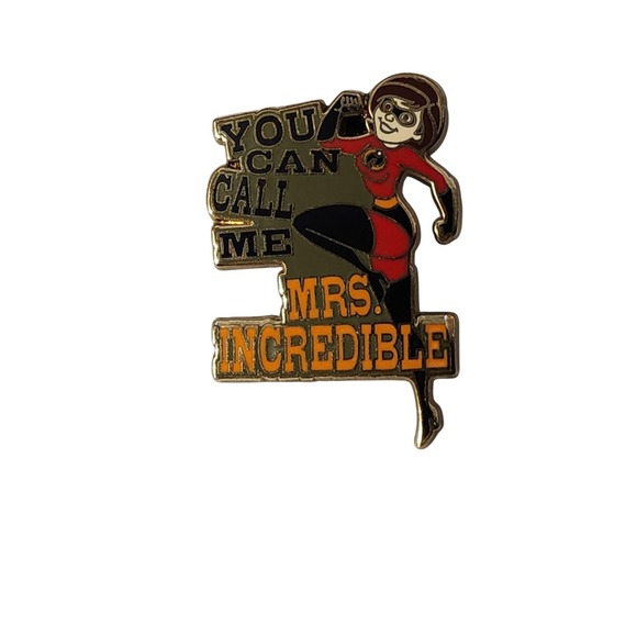 Pixar Other - 2018‎ Disney Pin Pixar The Incredibles "You Can Call Me Mrs. Incredible"